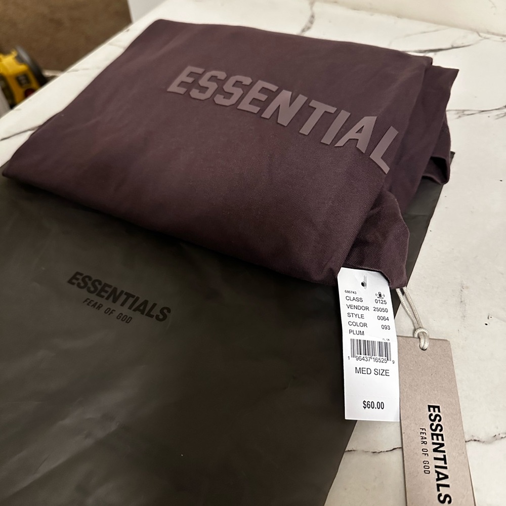 Essentials Purple Long Sleeve Tee Casual Wear